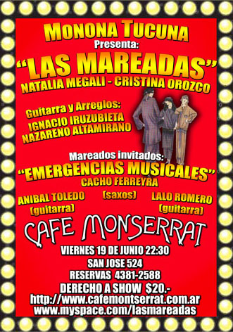 afiche Cafe Monserrat